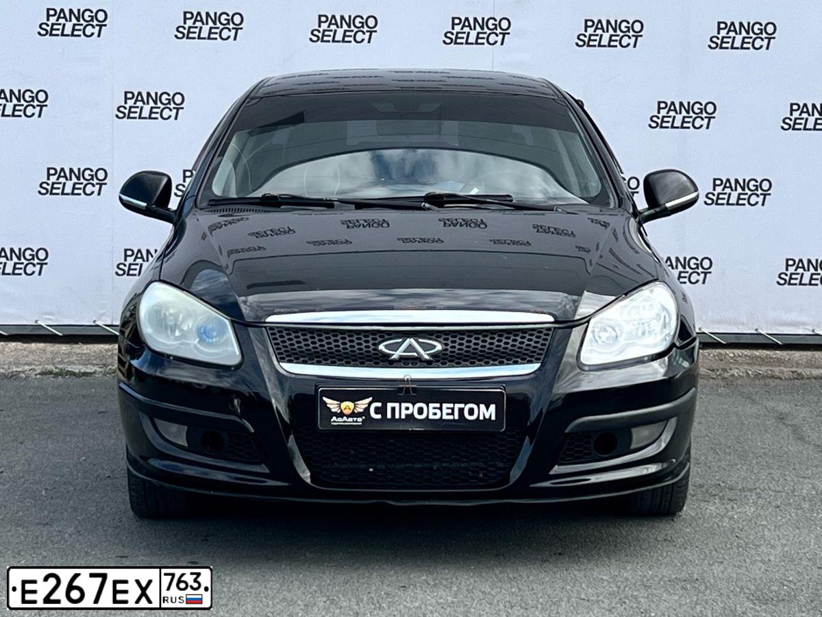 Фото автомобиля CHERY M11, 2010 — госномер М105УА763. Цвет: ЧЕРНЫЙ