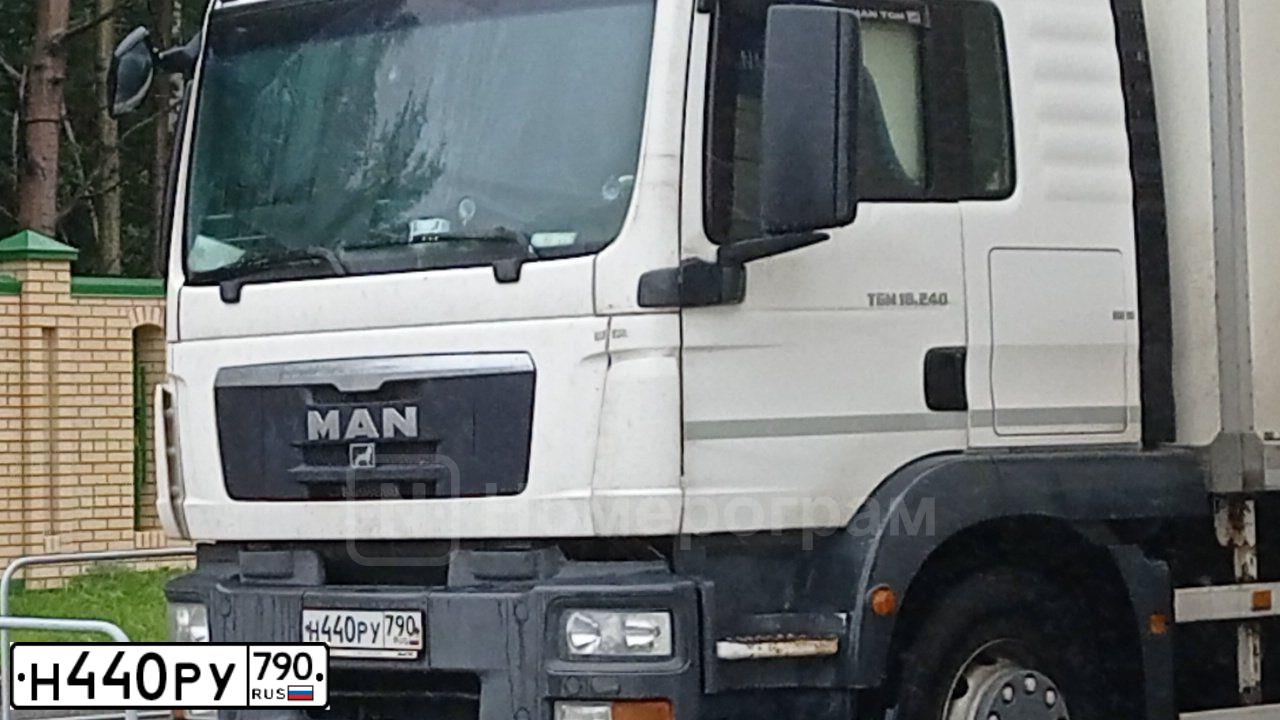 Фото автомобиля MAN TGM 18.XXX /4X2/, 2012 — госномер Н440РУ790. Цвет: Белый