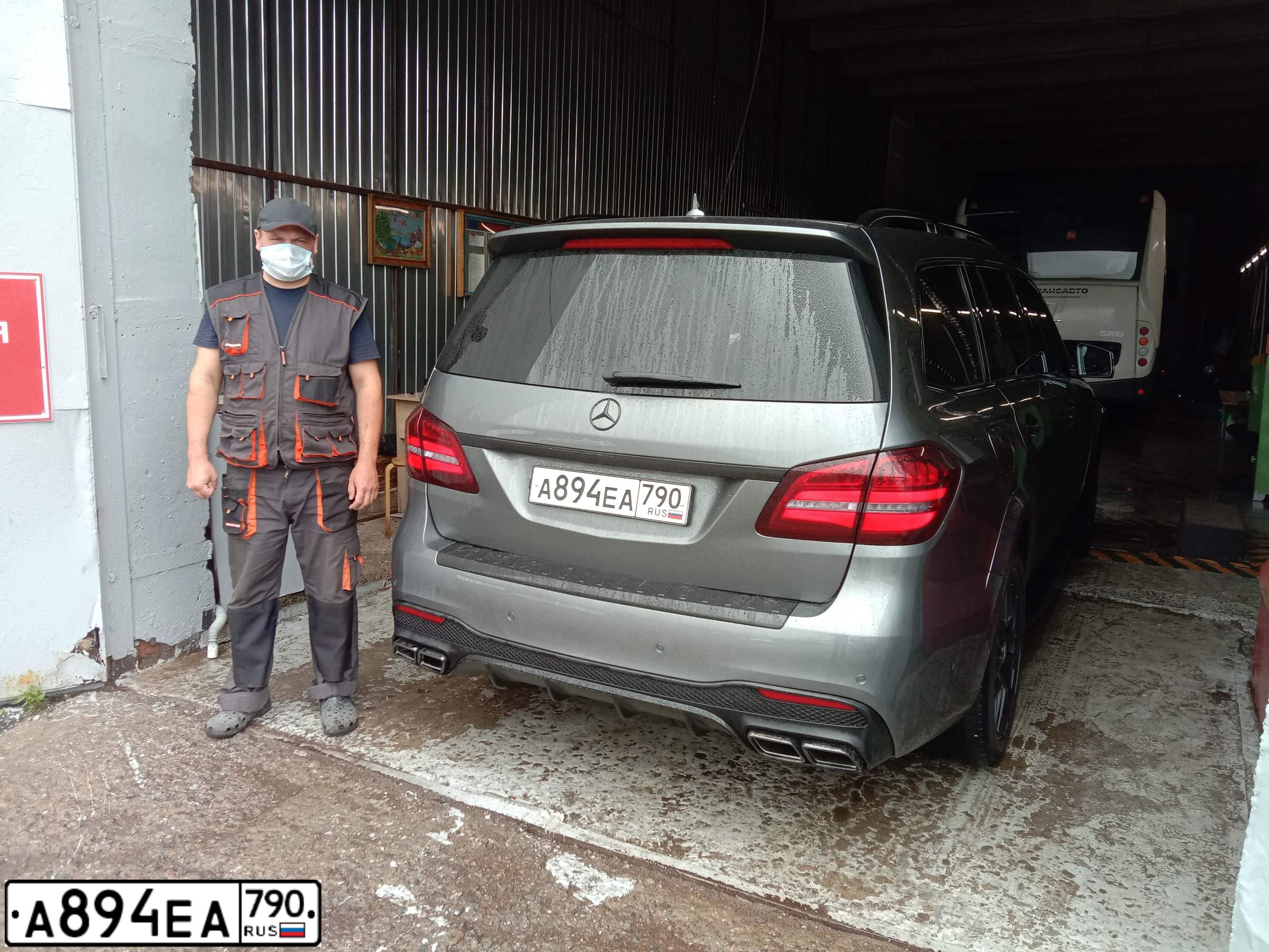 Фото автомобиля MERCEDES GL-KLASSE, 2018 — госномер А894ЕА790