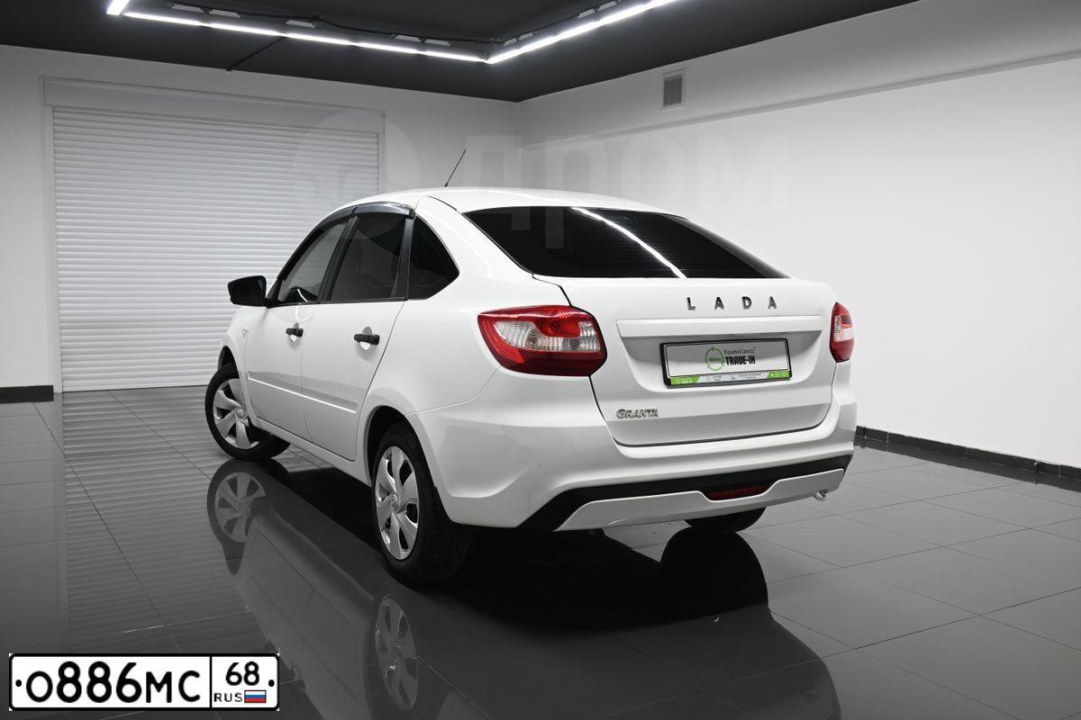 Фото автомобиля LADA KALINA, 2019 — госномер В106ТТ69. Цвет: Белый