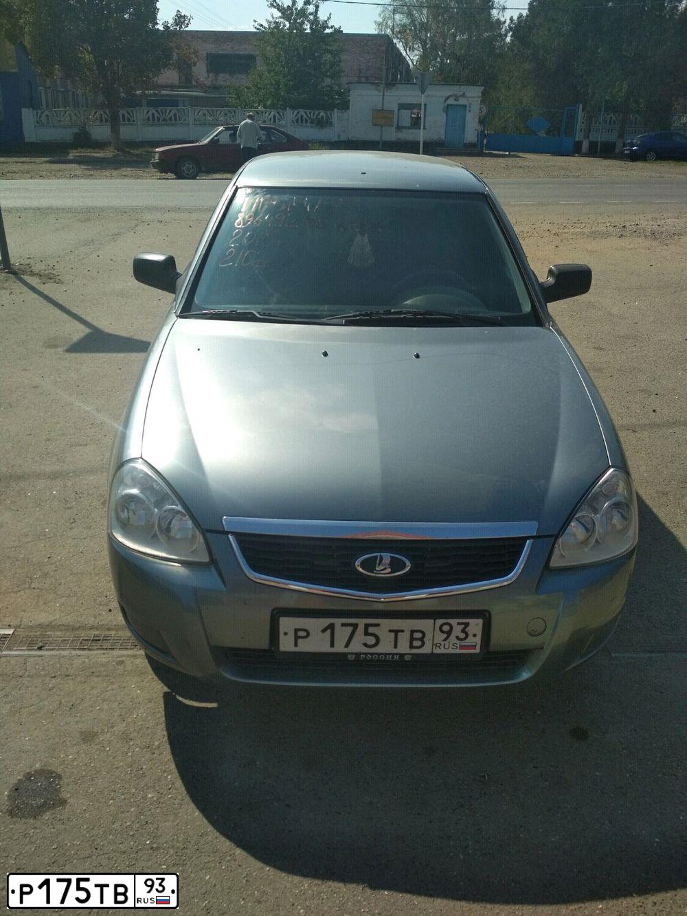 Фото автомобиля LADA 2170 PRIORA, 2010 — госномер У261КО761. Цвет: СРЕДНИЙ СЕРО-ЗЕЛЕНЫЙ МЕТАЛЛ