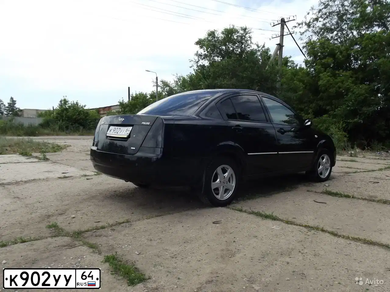Фото автомобиля CHERY FORA /A21/, 2007 — госномер К902УУ64. Цвет: ЧЕРНЫЙ