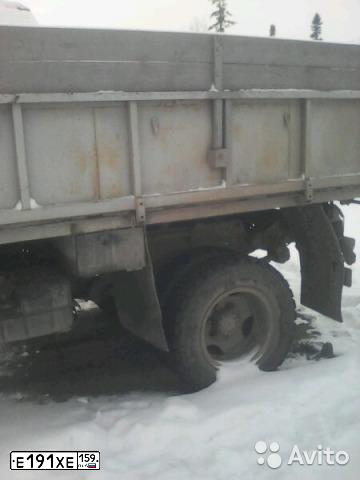Фото автомобиля GAZ 3309, 2004 — госномер Е191ХЕ159. Цвет: СНЕЖНО-БЕЛЫЙ