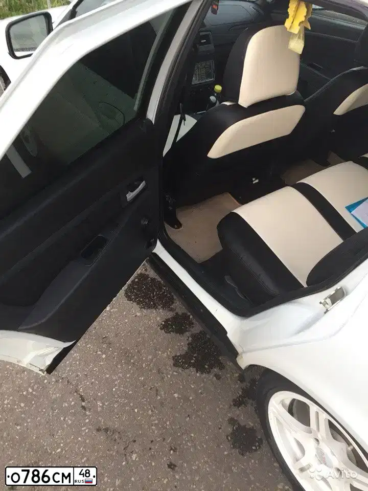 Фото автомобиля LADA 2172 PRIORA, 2014 — госномер О786СМ48. Цвет: Белый