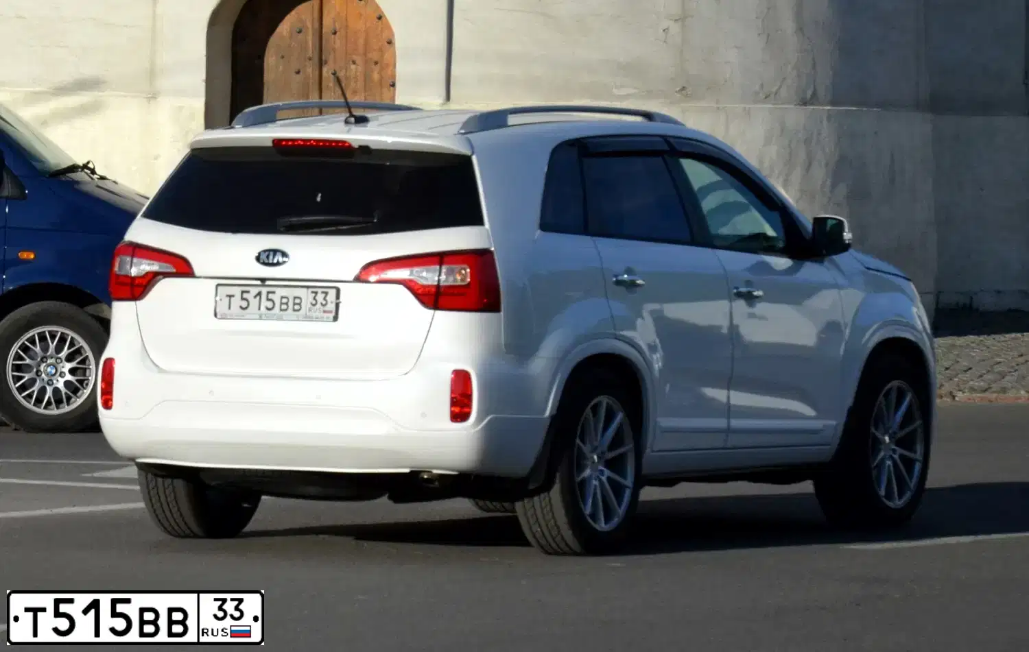 Фото автомобиля BMW X5, 2020 — госномер К555ВМ57. Цвет: Белый