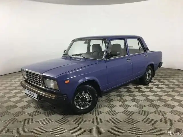 Фото автомобиля LADA 2107, 2006 — госномер О680УМ62. Цвет: синий