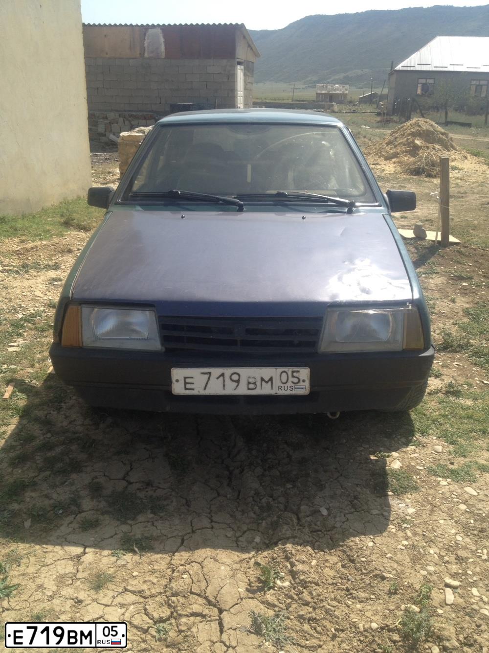 Фото автомобиля LADA 2109 SAMARA, 1996 — госномер Е719ВМ05. Цвет: ЗЕЛЕНЫЙ