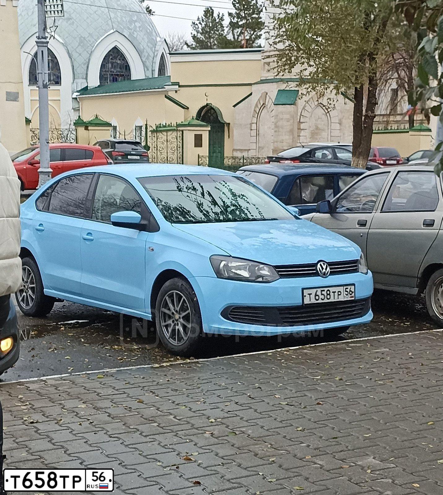 Фото автомобиля VOLKSWAGEN POLO, 2012 — госномер Т658ТР56