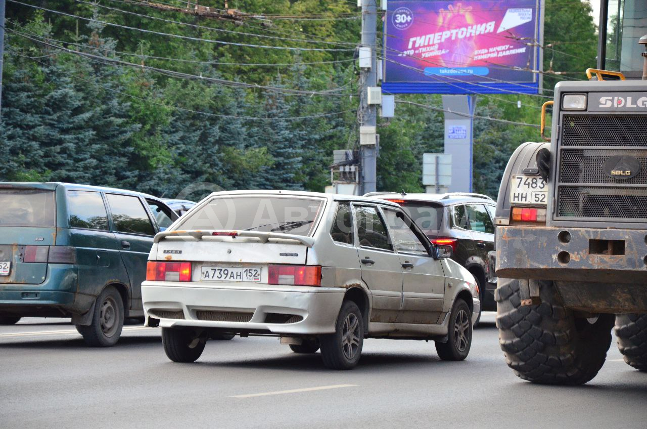 Фото автомобиля (ВАЗ) ВАЗ 21140 (СЕРО-ЖЕЛТЫЙ) (2114), 2006 — госномер А739АН152. Цвет: СЕРО-ЖЕЛТЫЙ