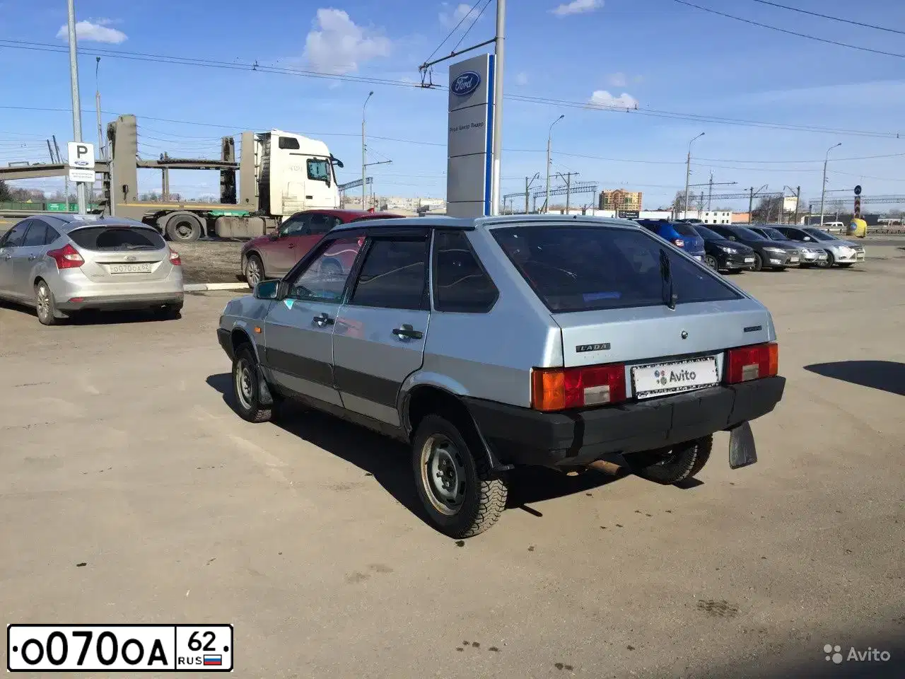 Фото автомобиля LADA 2107, 2006 — госномер О070ОА62. Цвет: ТЕМНО-ЗЕЛЕНЫЙ