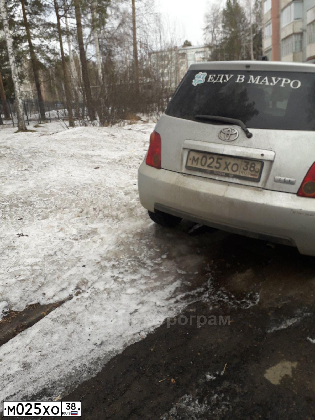 Фото автомобиля ТОЙОТА ИСТ, 2003 — госномер М025ХО38
