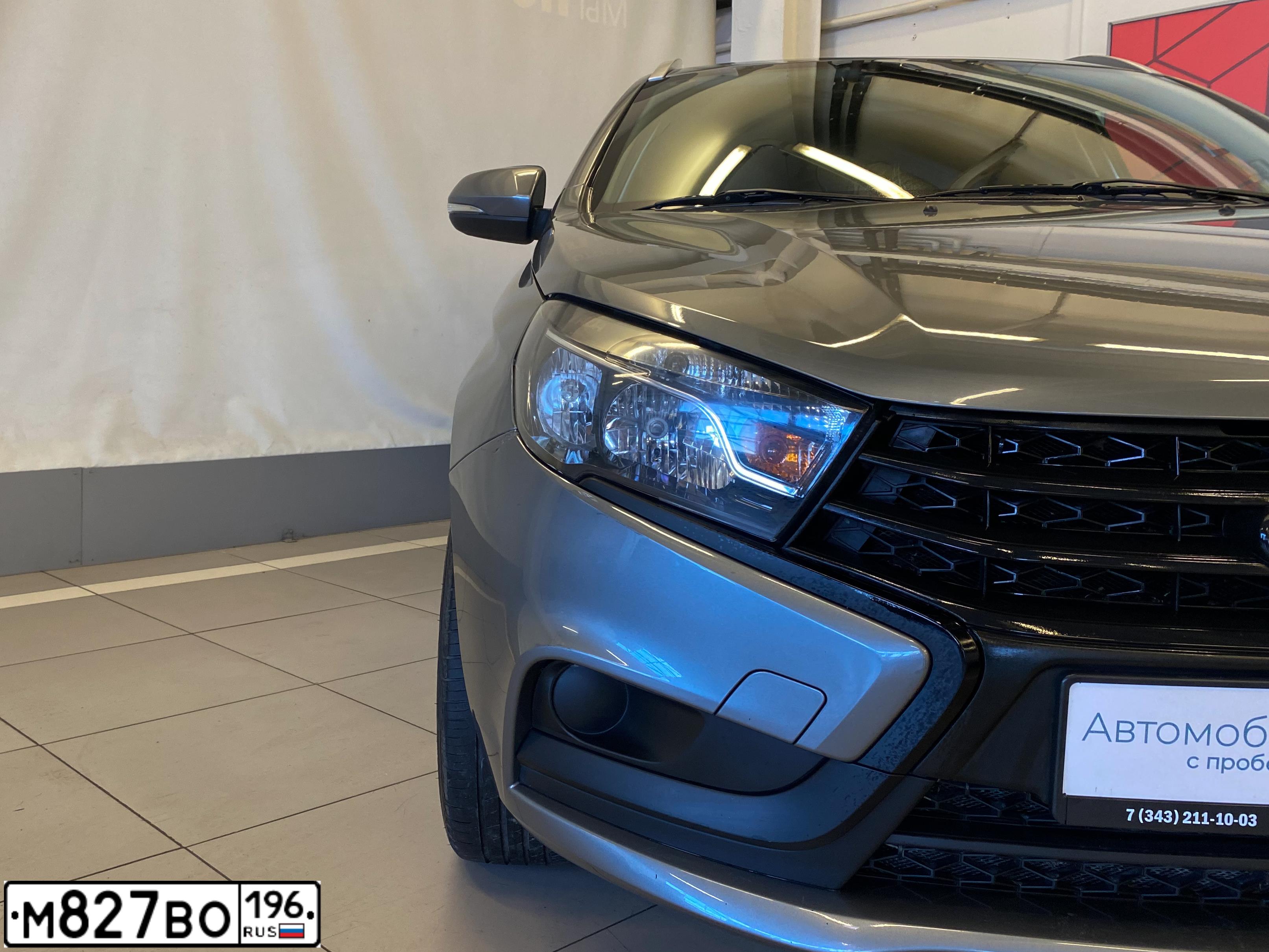 Фото автомобиля LADA VESTA, 2019 — госномер Т228РР196. Цвет: Серый