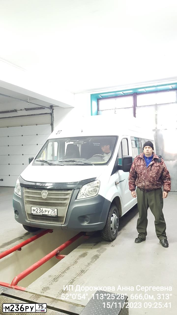 Фото автомобиля ГАЗ A65R35, 2017 — госномер В782МН155. Цвет: Белый