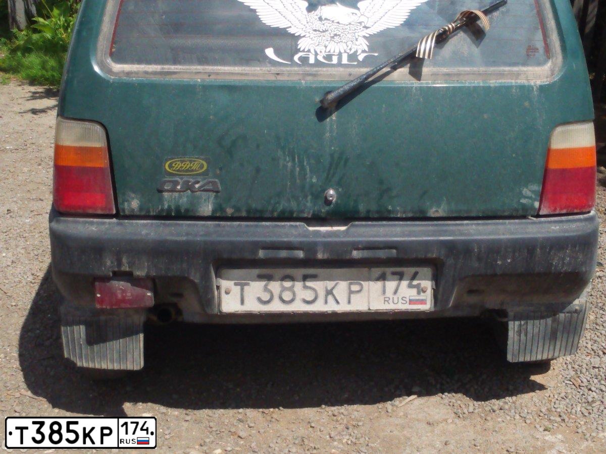 Фото автомобиля SEAZ OKA, 2001 — госномер Т385КР174. Цвет: ЗЕЛЕНЫЙ