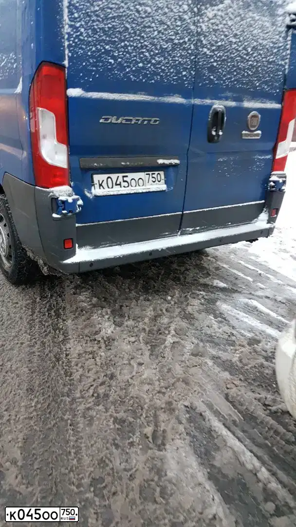 Фото автомобиля FIAT DUCATO, 2017 — госномер К045ОО750. Цвет: СИНИЙ
