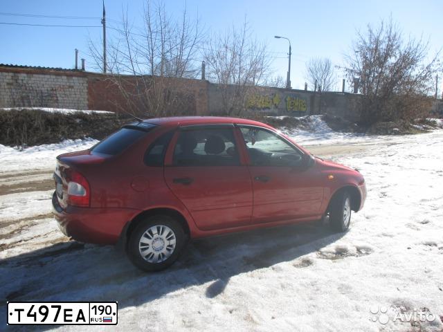Фото автомобиля LADA 1118 KALINA, 2006 — госномер Т497ЕА190. Цвет: КРАСНЫЙ