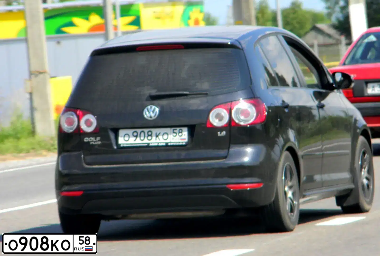 Фото автомобиля VOLKSWAGEN GOLF PLUS, 2012 — госномер О158УТ68. Цвет: ЧЕРНЫЙ