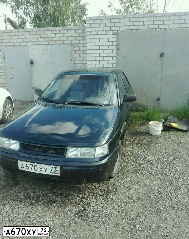 Фото автомобиля LADA 2110, 2002 — госномер А670ХУ73. Цвет: ГРАФИТОВЫЙ МЕТАЛИК