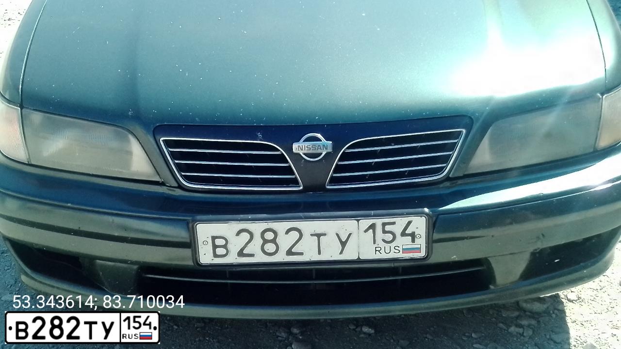 Фото автомобиля NISSAN MAXIMA, 1998 — госномер В730КН122