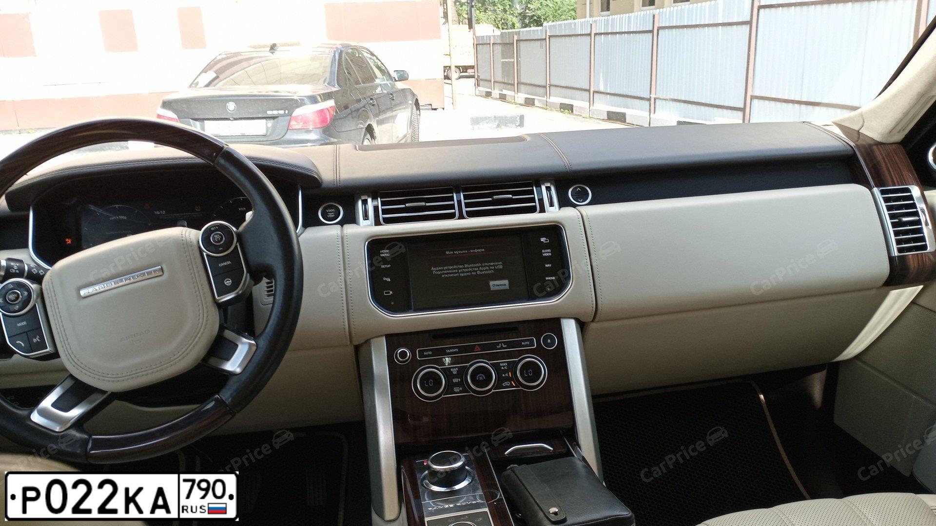 Фото автомобиля LANDROVER RANGE ROVER, 2014 — госномер М606ММ73. Цвет: ЧЕРНЫЙ