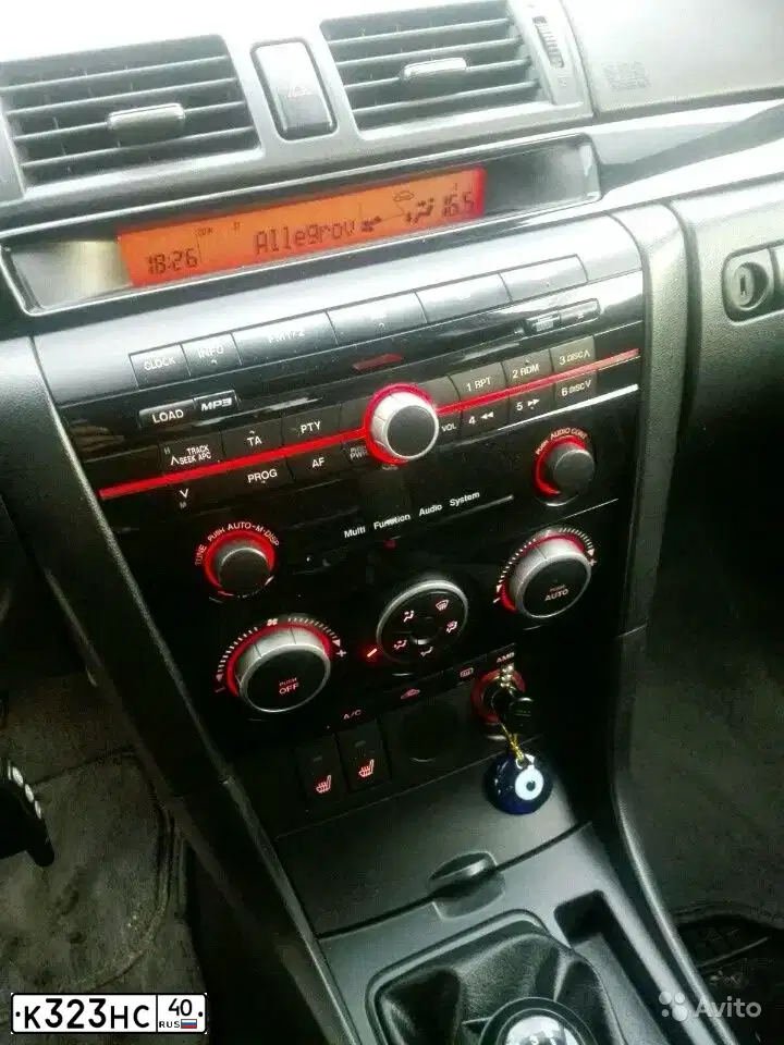 Фото автомобиля MAZDA 3, 2008 — госномер Е669МН797. Цвет: Красный