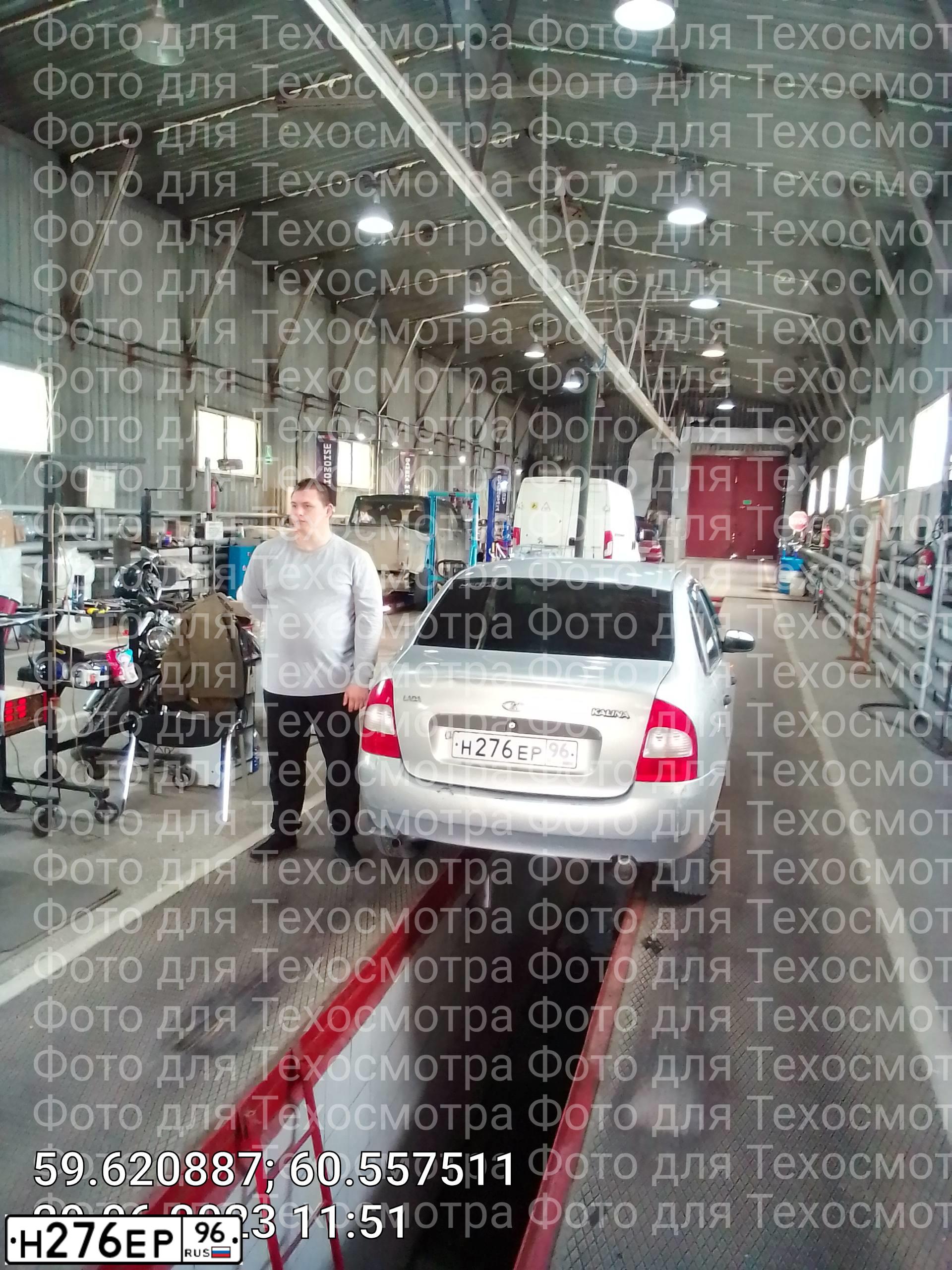 Фото автомобиля LADA 1118 KALINA, 2008 — госномер Н276ЕР96. Цвет: Серебристый