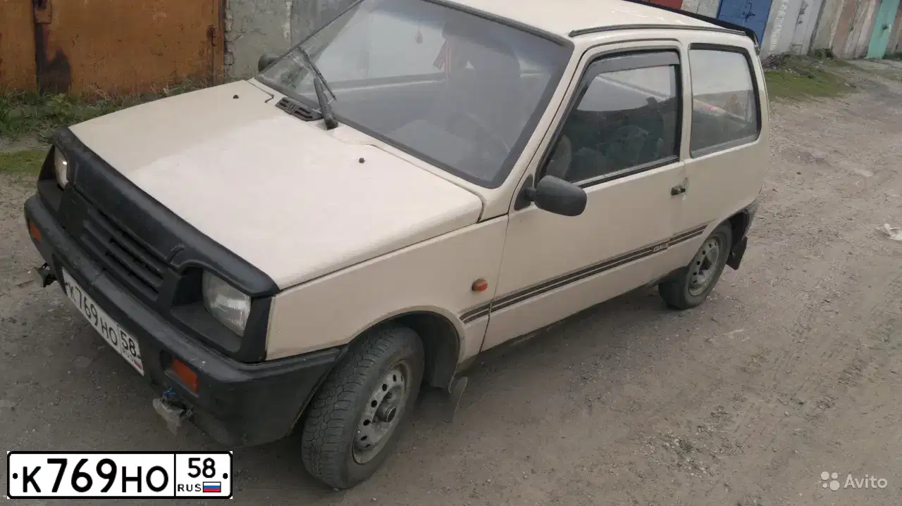 Фото автомобиля SEAZ OKA, 1996 — госномер К769НО58. Цвет: БЕЖЕВЫЙ