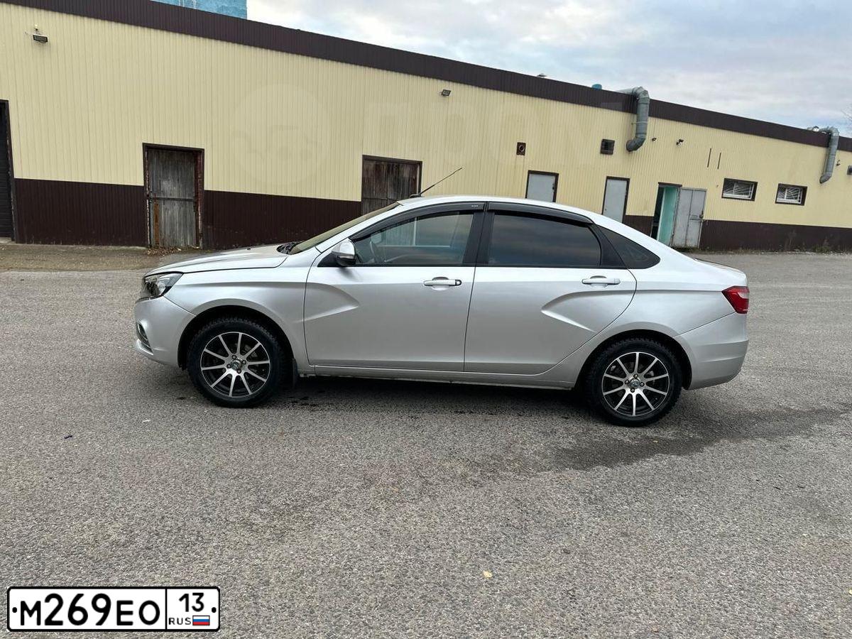 Фото автомобиля LADA VESTA GFL440, 2020 — госномер М269ЕО13. Цвет: СЕРЫЙ