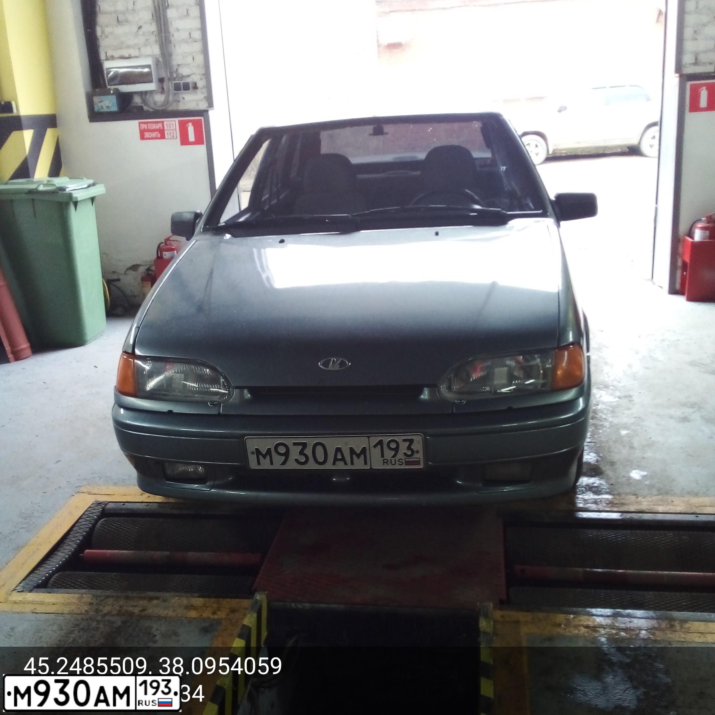Фото автомобиля LADA 2114 SAMARA, 2011 — госномер М930АМ193. Цвет: СРЕДНИЙ СЕРО-ЗЕЛЕН МЕТ.