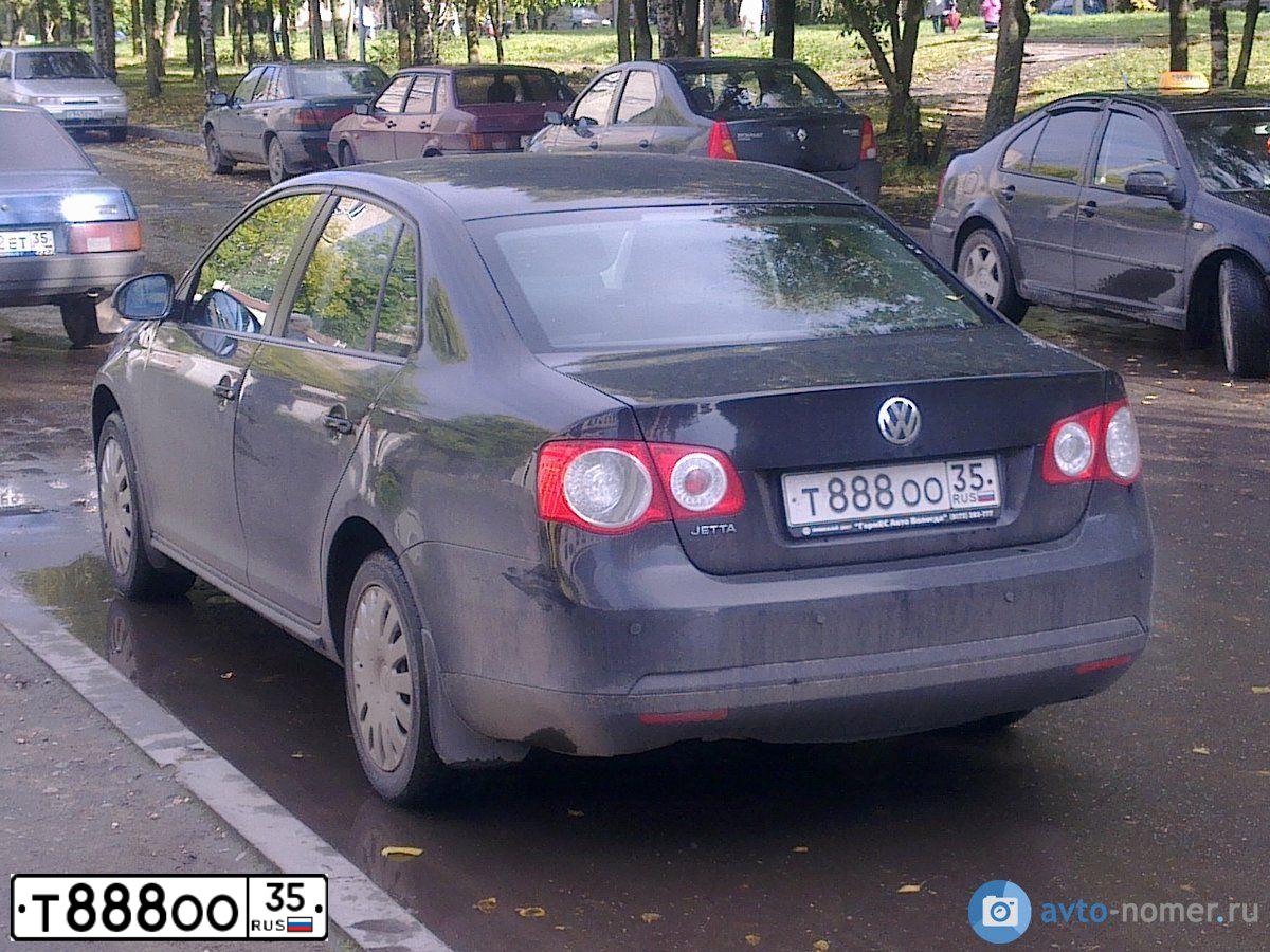 Фото автомобиля VOLKSWAGEN JETTA, 2014 — госномер Т888ОО35. Цвет: ЧЕРНЫЙ