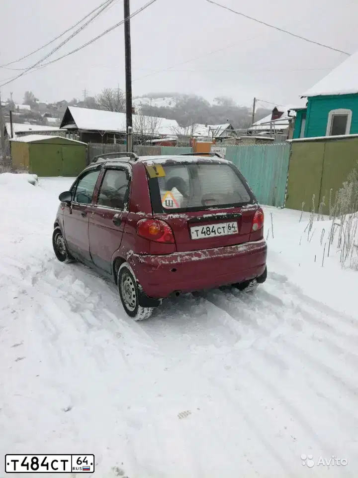 Фото автомобиля ДЭУ МАТIZ, 2004 — госномер К404СА193. Цвет: ВИШНЕВЫЙ