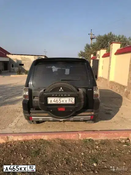 Фото автомобиля MITSUBISHI PAJERO, 2007 — госномер В998ЕН82. Цвет: ЧЕРНЫЙ