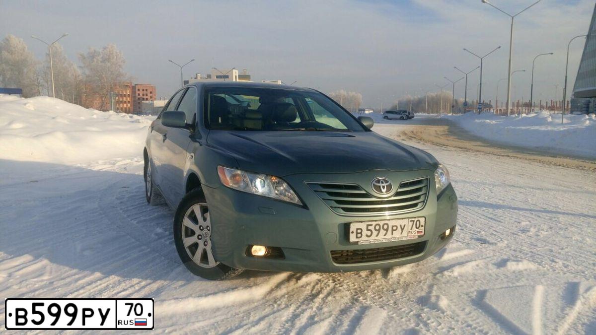 Фото автомобиля TOYOTA CAMRY, 2003 — госномер К488ЕЕ70. Цвет: ЧЕРНЫЙ