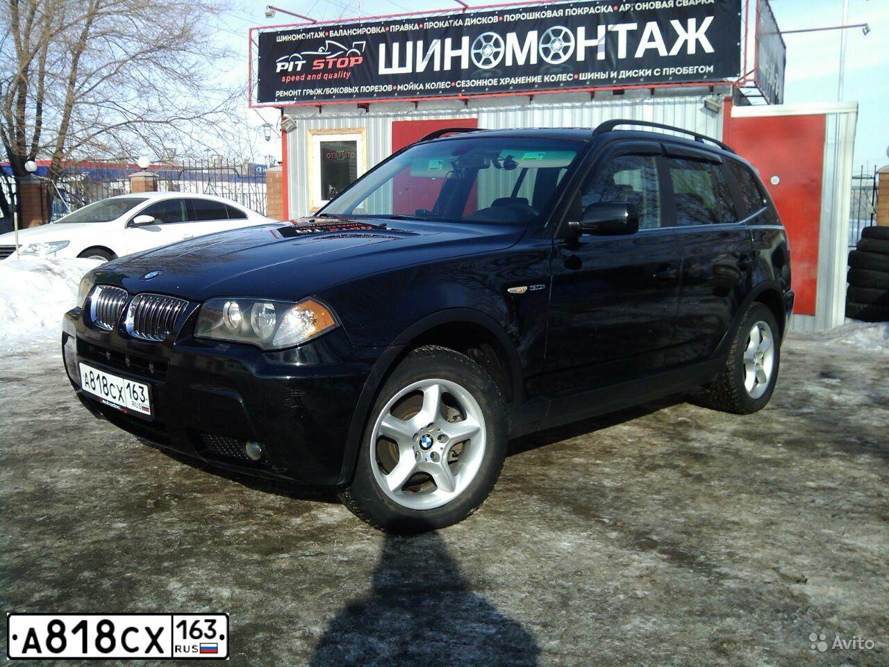 Фото автомобиля BMW X3, 2006 — госномер Е963КТ774. Цвет: ЧЕРНЫЙ