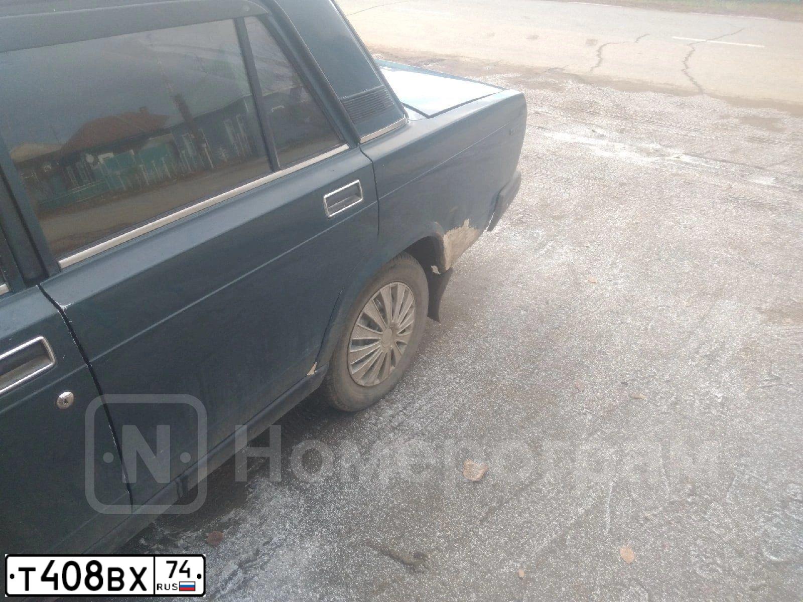 Фото автомобиля LADA 2107, 2002 — госномер Т408ВХ74. Цвет: СИНЕ-ЗЕЛЕНЫЙ