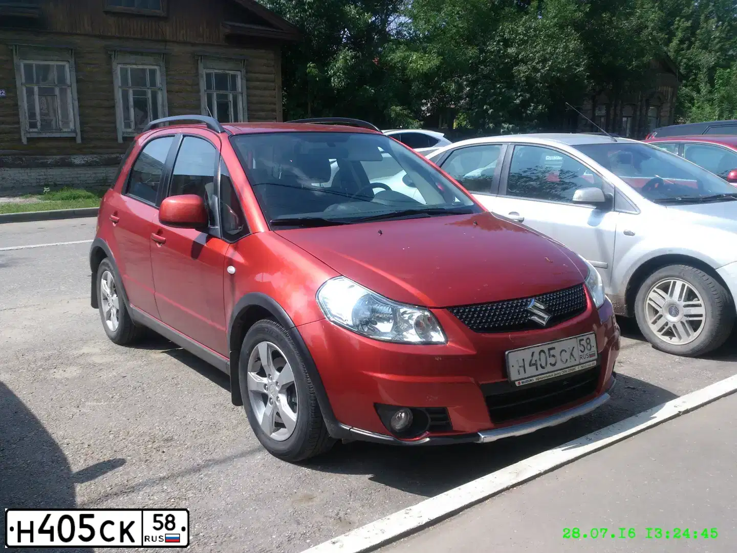 Фото автомобиля SUZUKI SX 4, 2011 — госномер Н405СК58