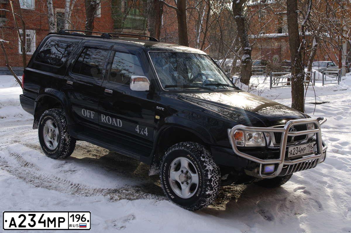 Фото автомобиля GREAT WALL SAFE, 2008 — госномер А234МР196. Цвет: ЧЕРНЫЙ