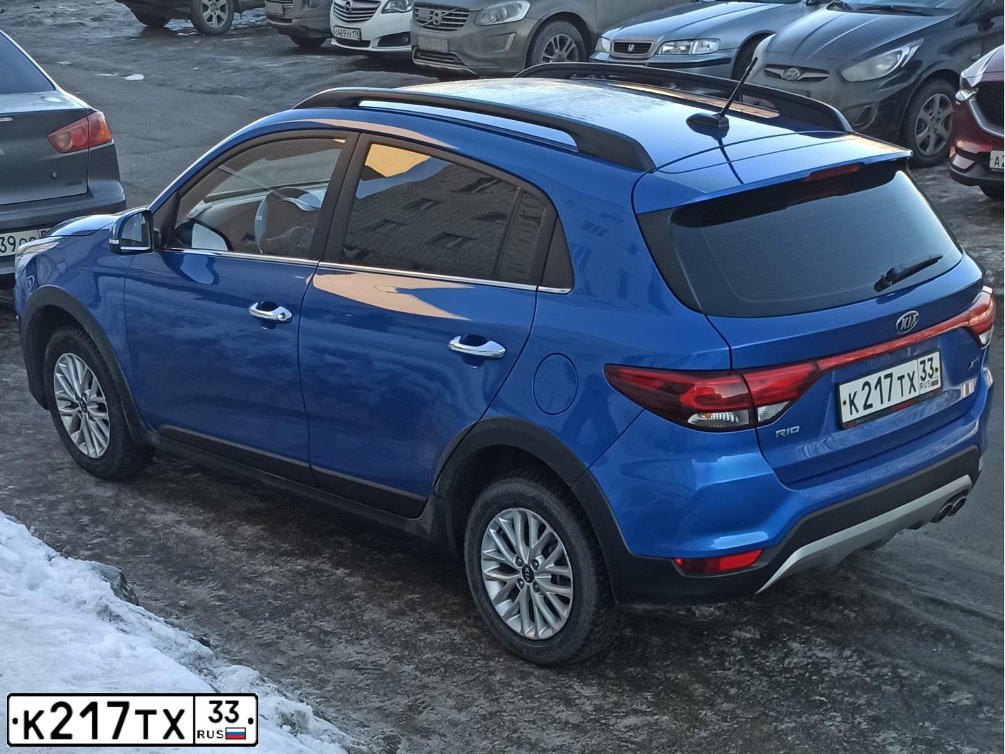 Фото автомобиля KIA RIO, 2019 — госномер Н689РМ10
