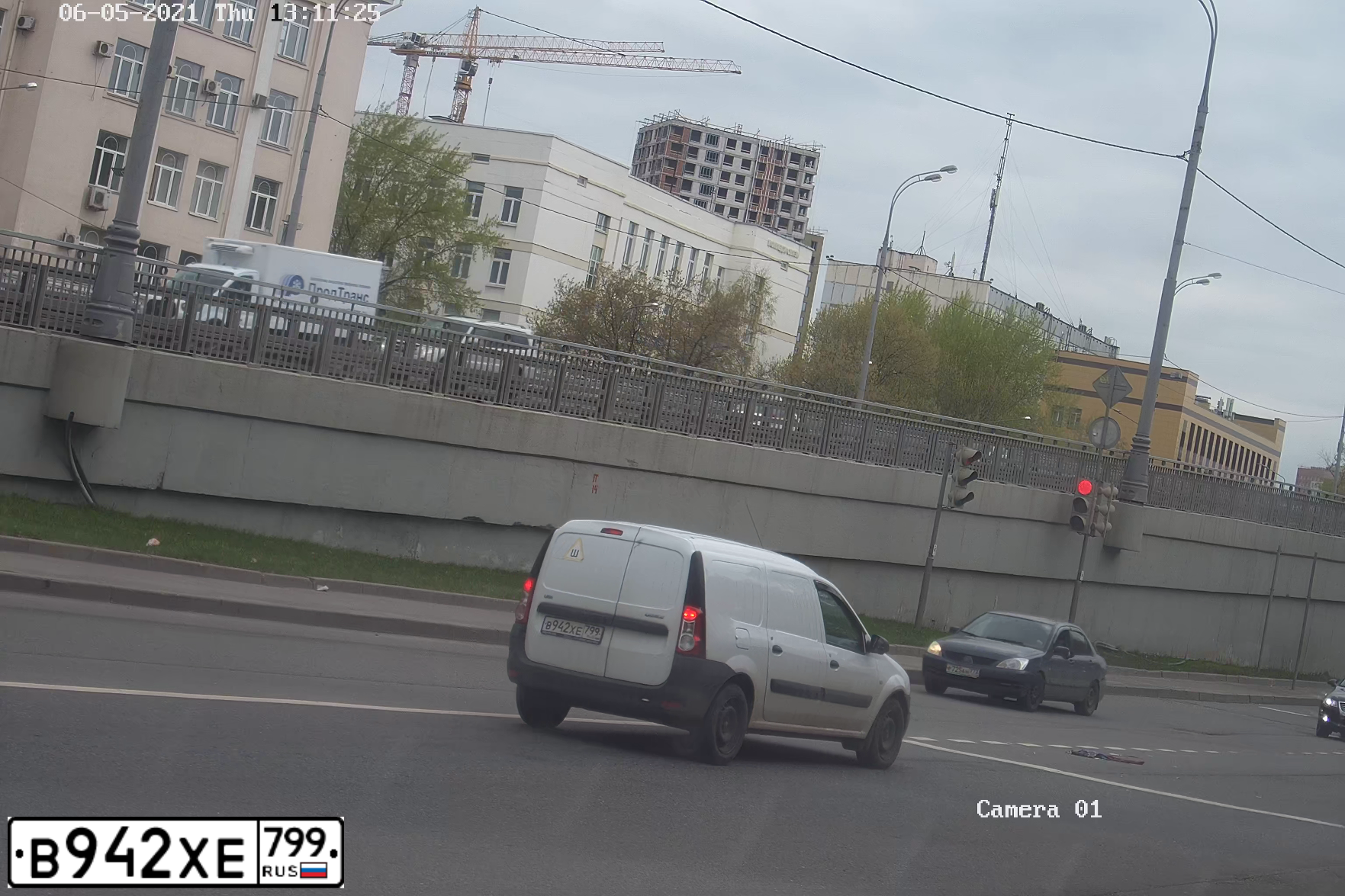 Фото автомобиля LADA LARGUS FURGON, 2017 — госномер С788АМ799. Цвет: Белый