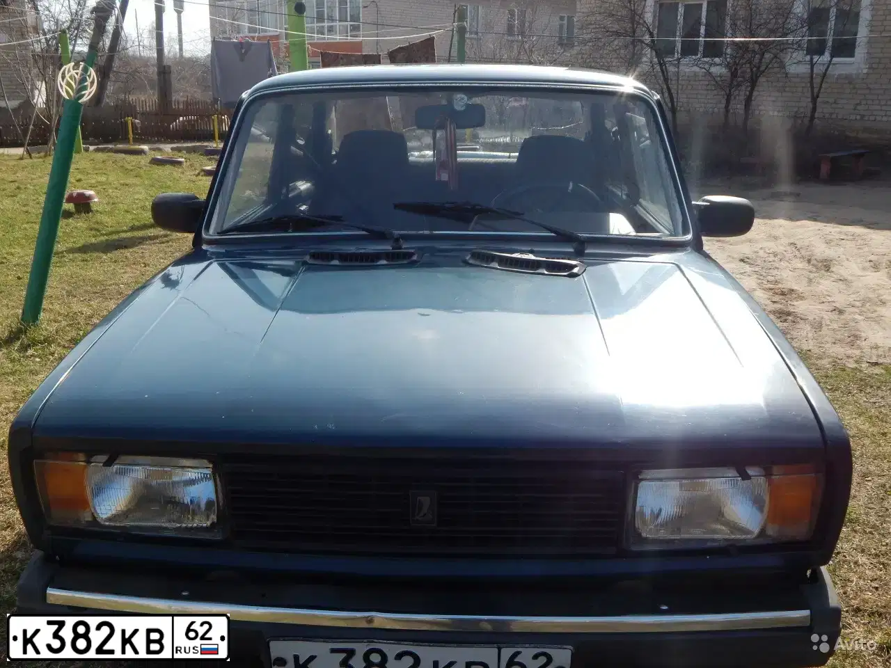 Фото автомобиля LADA 2105, 2006 — госномер К382КВ62. Цвет: Сине-зеленый