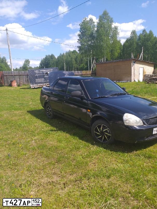 Фото автомобиля LADA 2170 PRIORA, 2008 — госномер Т427АР152. Цвет: Сине-Черный