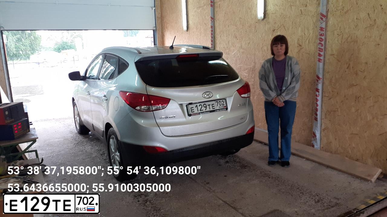 Фото автомобиля HYUNDAI IX35, 2011 — госномер Н111АХ102. Цвет: СЕРЕБРИСТЫЙ