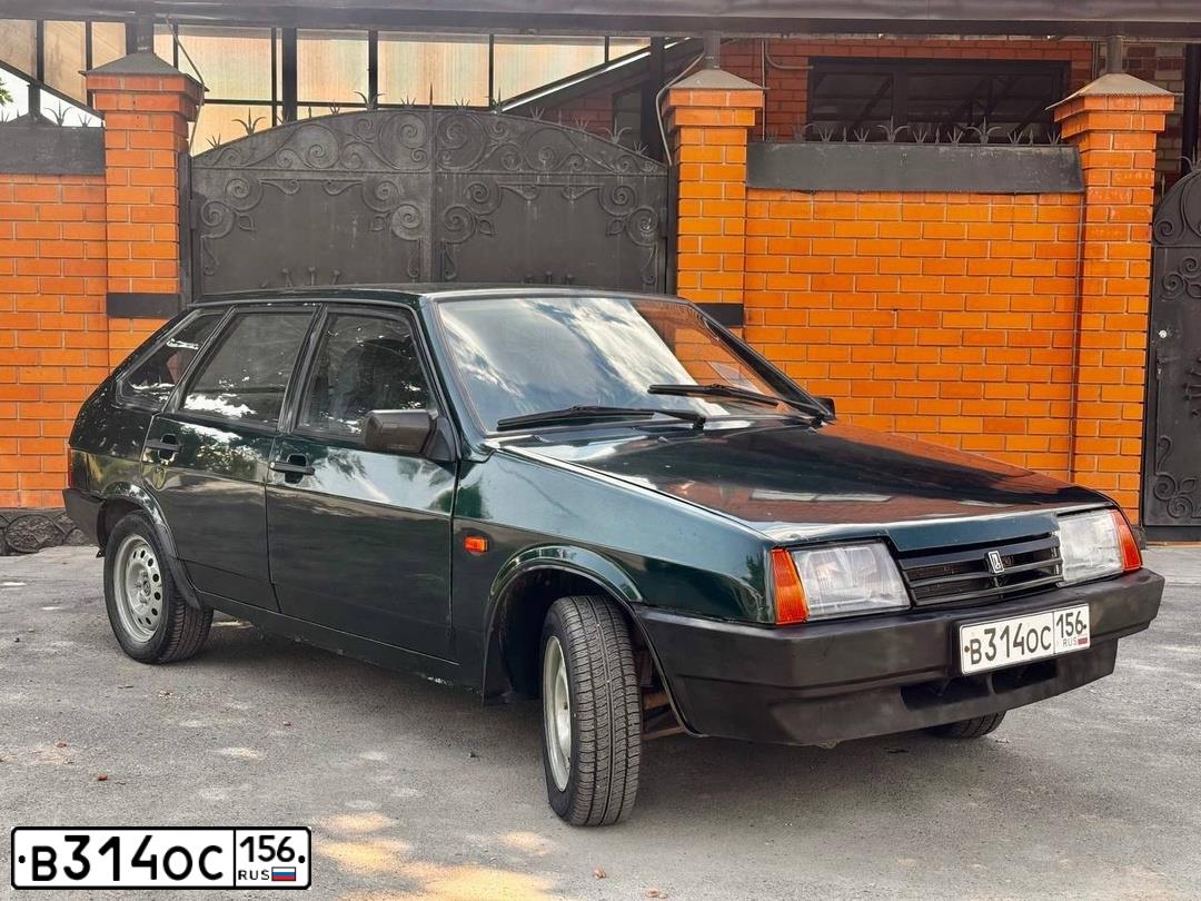 Фото автомобиля LADA 2109 SAMARA, 2003 — госномер В314ОС156. Цвет: Темно-зеленый