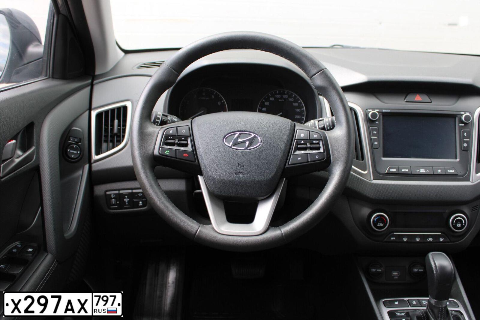 Фото автомобиля HYUNDAI CRETA, 2020 — госномер Х749НО797. Цвет: СЕРЫЙ