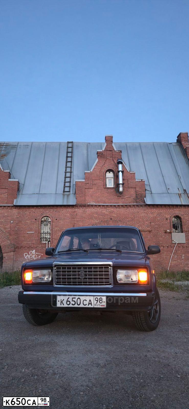 Фото автомобиля LADA 2107, 2006 — госномер К650СА98. Цвет: СИНИЙ