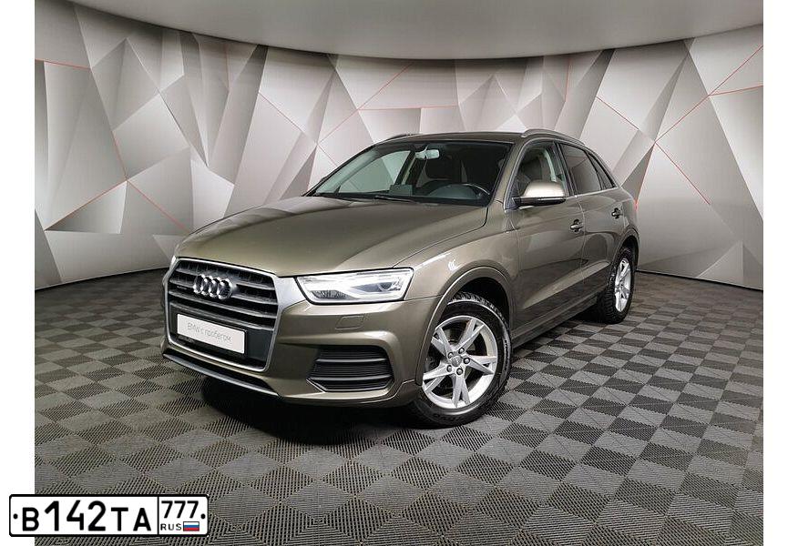 Фото автомобиля AUDI Q3, 2016 — госномер С218ВУ977. Цвет: СЕРО-КОРИЧНЕВЫЙ
