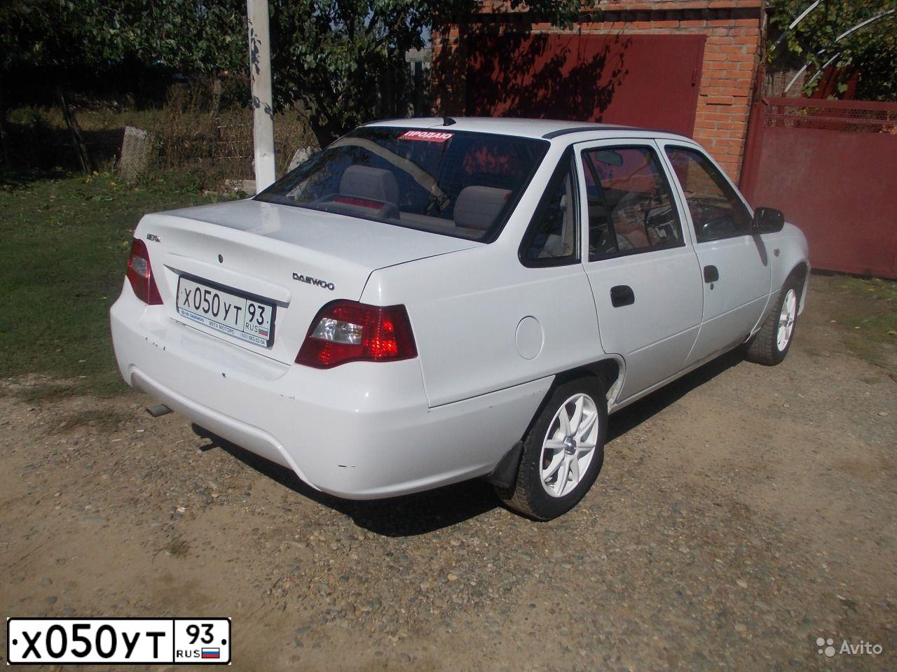 Фото автомобиля DAEWOO NEXIA, 2010 — госномер Х050УТ93. Цвет: БЕЛЫЙ
