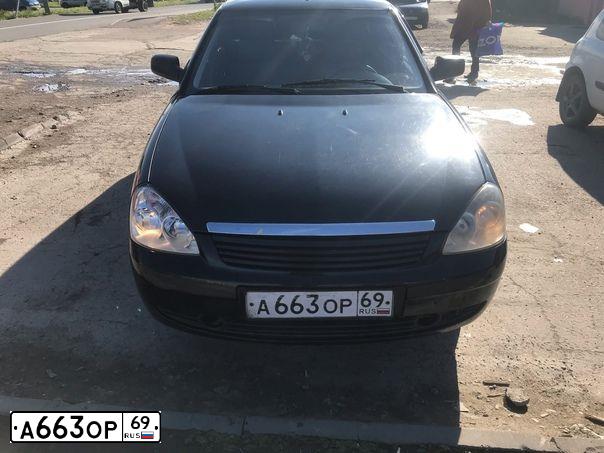 Фото автомобиля LADA 2172 PRIORA, 2008 — госномер Х707АК56. Цвет: ГРАФИТОВЫЙ МЕТАЛЛИК