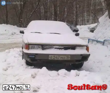 Фото автомобиля AUDI 100, 1983 — госномер Е247МО16. Цвет: КОФЕЙНЫЙ