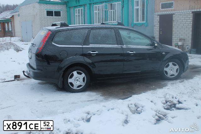 Фото автомобиля FORD FOCUS, 2007 — госномер Х891СЕ52. Цвет: ЧЕРНЫЙ